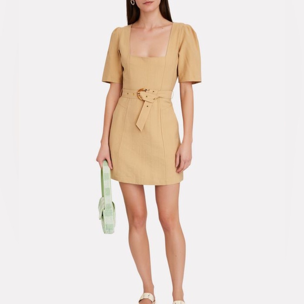 Intermix Private Label Florian Belted Mini Dress - image 2